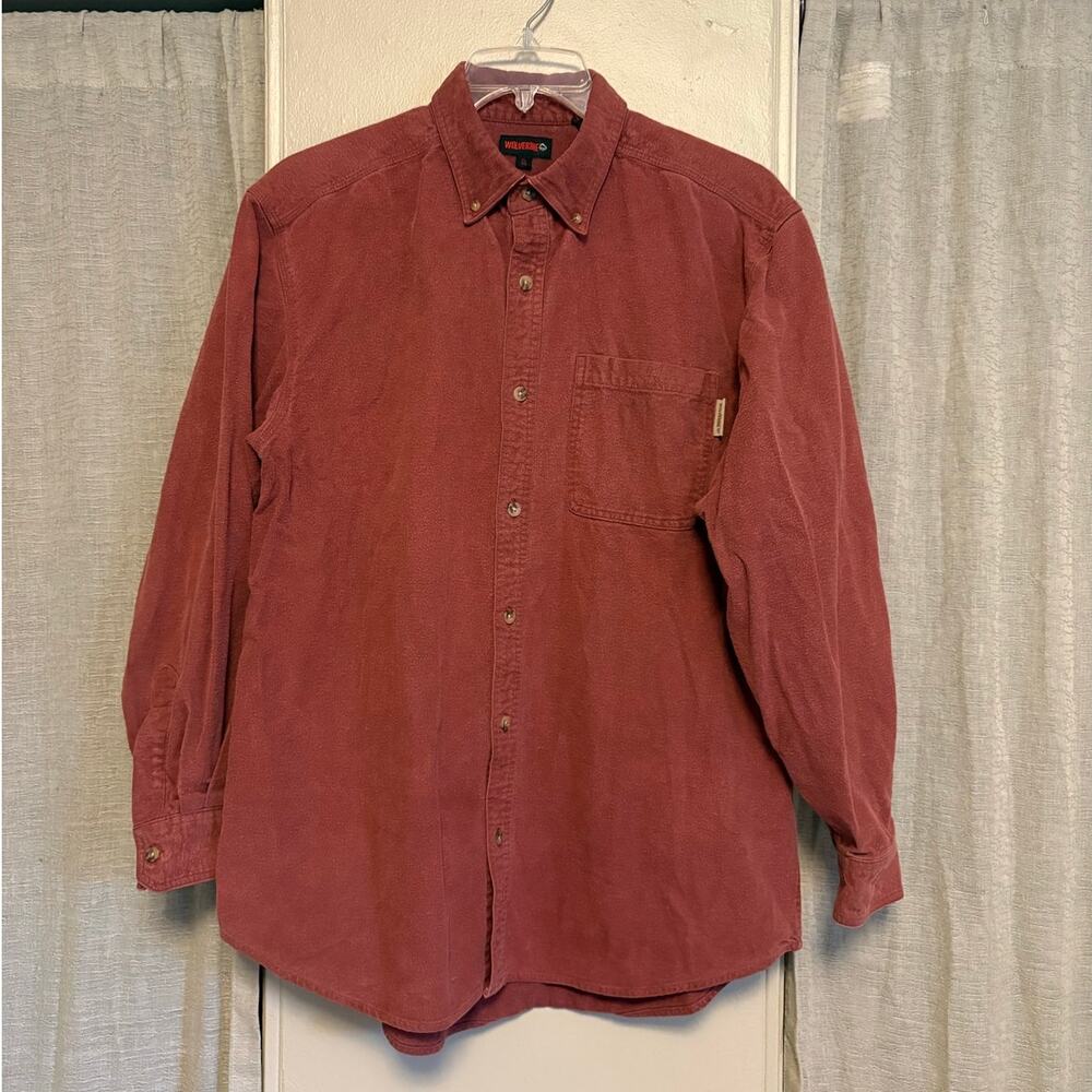 Wolverine Heavy Weight Flannel Shirt | XL | Maroon